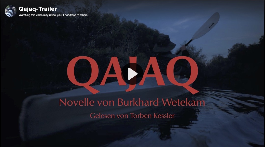 Startbild und Link zum Video Qajaq