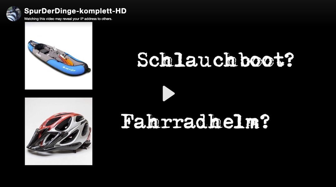 Startbild und Link zum Video Spur der fabelhaften Dinge